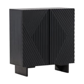 Earnest Black Bar Cabinet